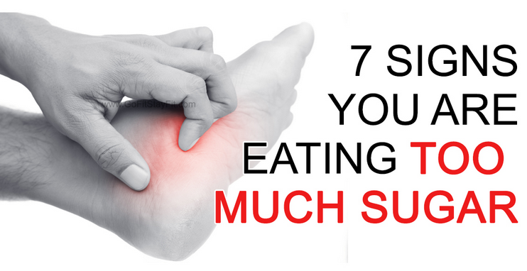 Seven signs those eating too much sugar