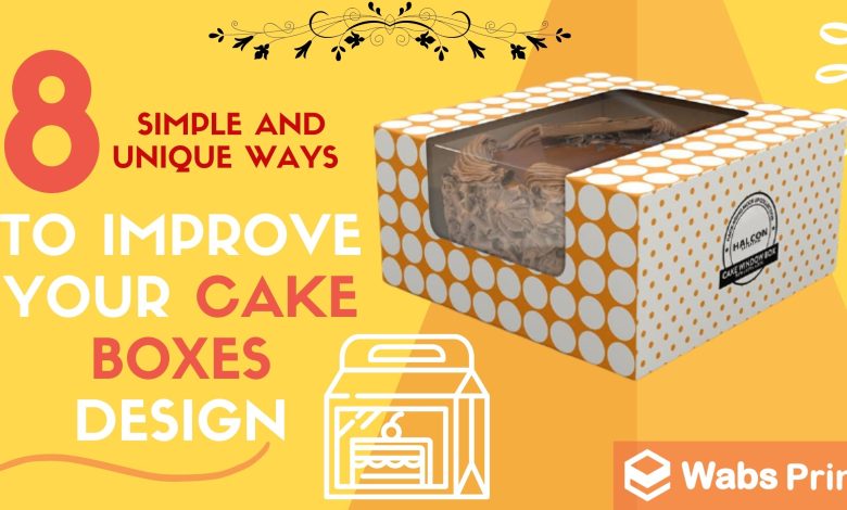 cardboard cake boxes